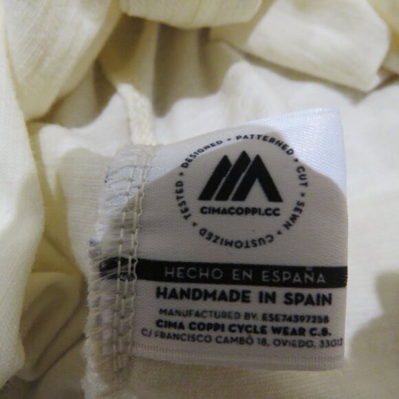 CIMA CIMACOPPI V5 Merino Wool Cycling Zip Up Jacket in Cream Outdoor Size L - Picture 14 of 14